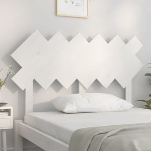 vidaXL Tête de lit Blanc 122,5x3x80,5 cm Bois de pin massif