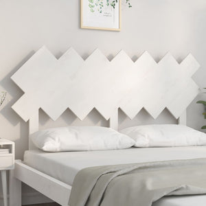Weißes Bett Kopfteil 151,5 cm Kiefer Massivholz