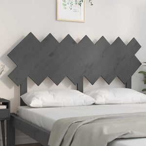 Graues Bett-Kopfteil 151,5 cm Kiefer Massivholz