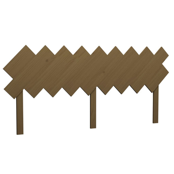 vidaXL Tête de lit Bois de pin massif Miel 178 x 3 x 80,5 cm