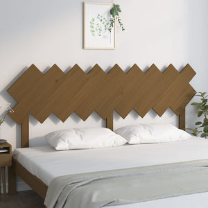 vidaXL Tête de lit Bois de pin massif Miel 178 x 3 x 80,5 cm
