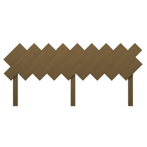 vidaXL Tête de lit Bois de pin massif Miel 178 x 3 x 80,5 cm