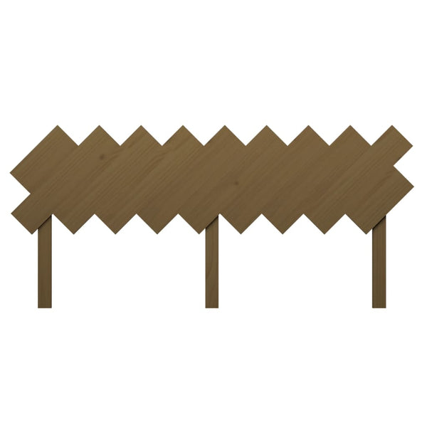 vidaXL Tête de lit Bois de pin massif Miel 178 x 3 x 80,5 cm
