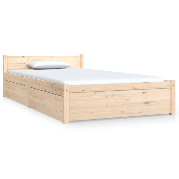 Bett mit Schubladen 90x200 cm
