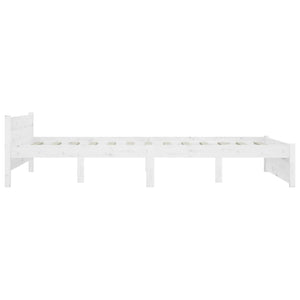 vidaXL Lit avec tiroirs Blanc 140x190 cm
