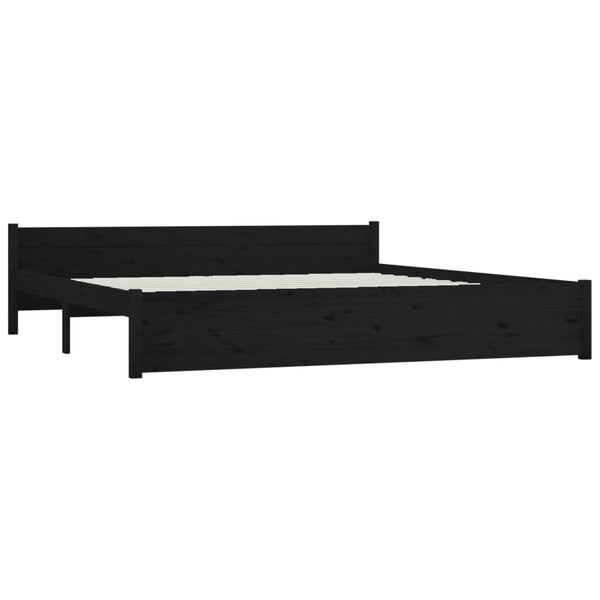Bett mit Schubladen Schwarz 180x200 cm