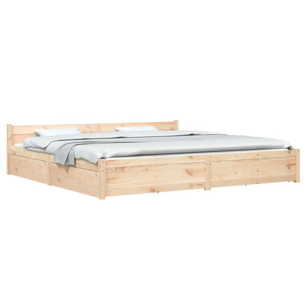 Bett mit Schubladen 200x200 cm
