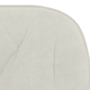 Esszimmerstühle 2 Stk. Drehbar Creme Samt
