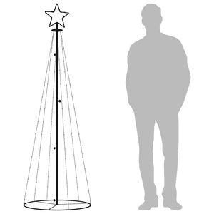 LED Weihnachtsbaum Kegel Kaltweiß 180cm