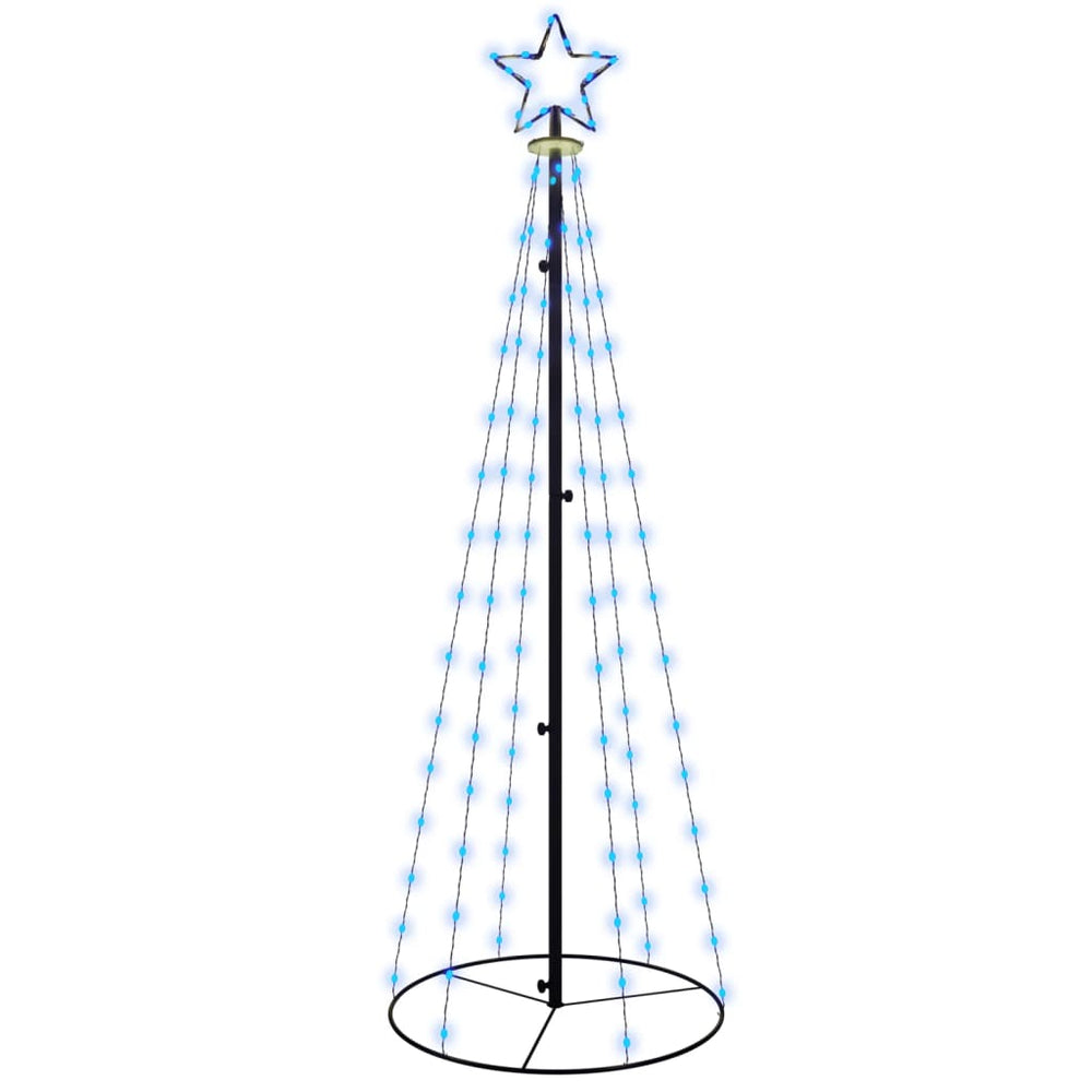 LED Weihnachtsbaum Kegelform Blau 180cm