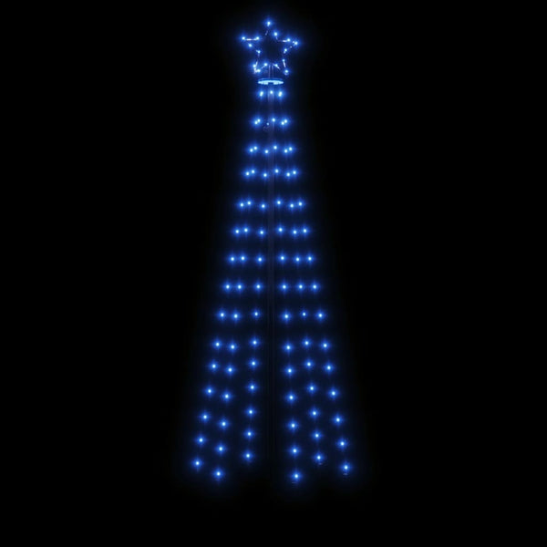 LED Weihnachtsbaum Kegelform Blau 180cm