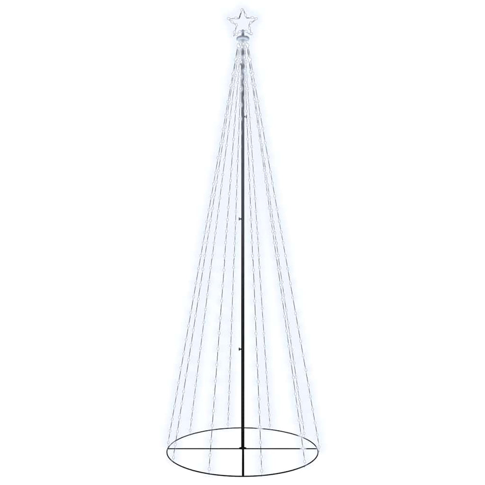 LED Weihnachtsbaum Kegel Kaltweiß 300cm