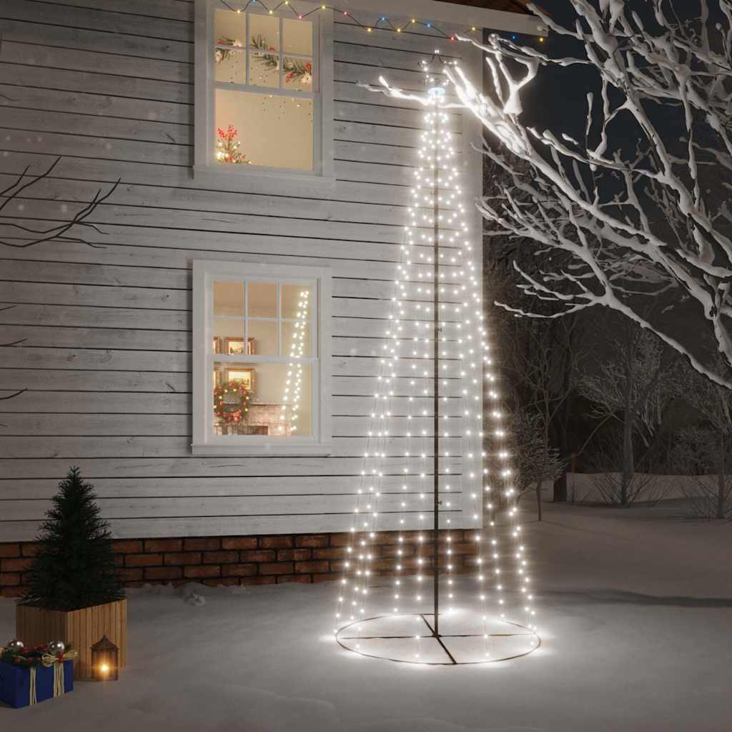 LED Weihnachtsbaum Kegel Kaltweiß 300cm
