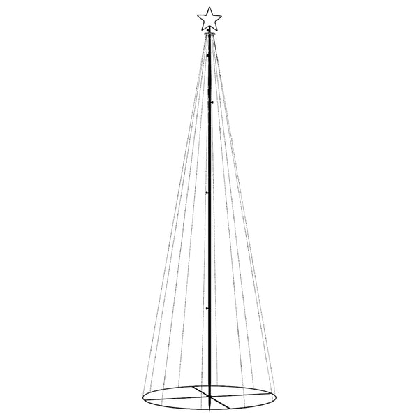 LED Weihnachtsbaum Kegel Blau 300cm