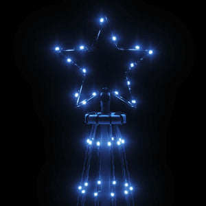 LED Weihnachtsbaum Kegel Blau 300cm