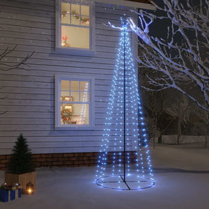 LED Weihnachtsbaum Kegel Blau 300cm