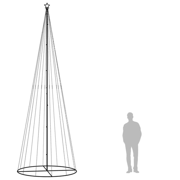 LED Weihnachtsbaum Kegel Mehrfarbig 500cm