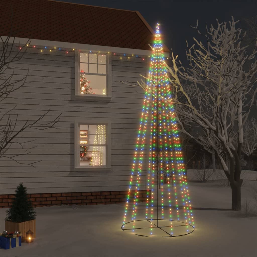 LED Weihnachtsbaum Kegel Mehrfarbig 500cm