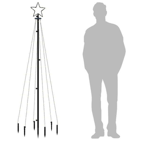 LED Weihnachtsbaum Mehrfarbig 180 cm