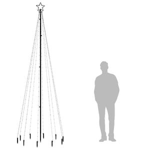 LED Weihnachtsbaum 300 cm mit Erdnägeln