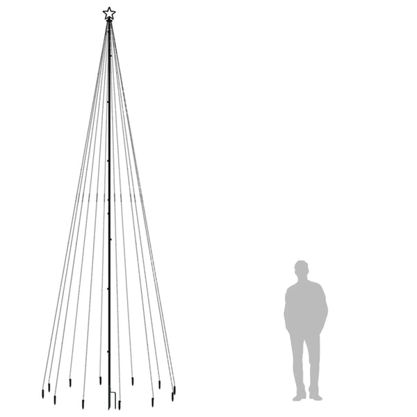 LED Weihnachtsbaum Kaltweiß 500cm