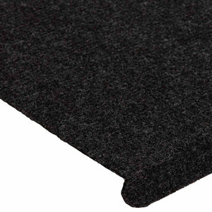 Selbstklebende Stufenmatten, 15er Set, Schwarz