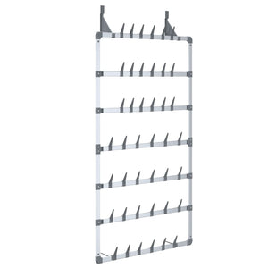 Hängender Schuh-Organizer Silber 21 Paar