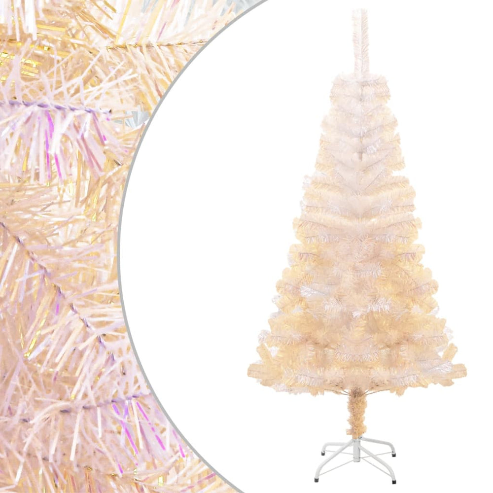 Weihnachtsbaum Künstlich Weiß Schillernd 120cm