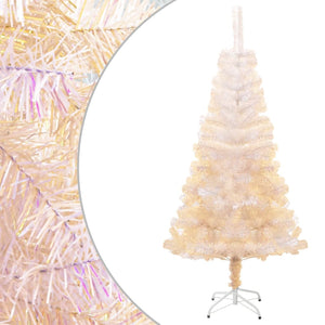 Weihnachtsbaum Künstlich Weiß Schillernd 120cm
