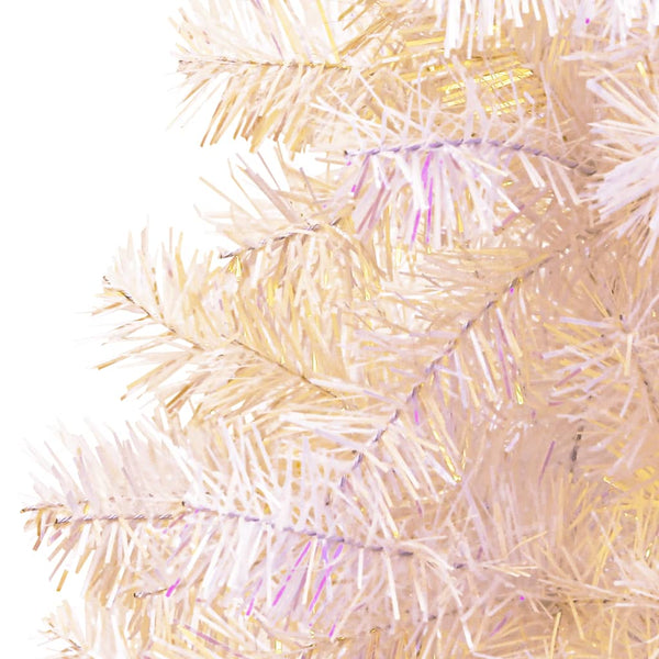 Weihnachtsbaum Künstlich Weiß Schillernd 120cm