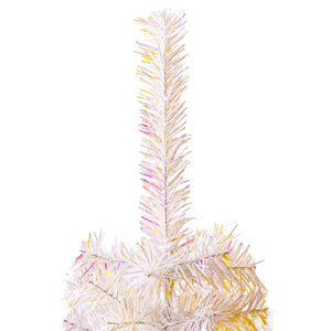 Künstlicher Weihnachtsbaum Weiß 210cm