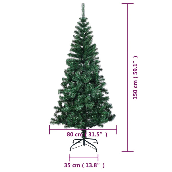 Künstlicher Weihnachtsbaum Grün 150cm