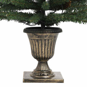 LED-Weihnachtsbaum Set mit Kranz & Girlande