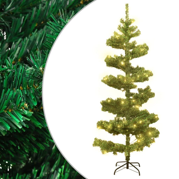 Spiral Weihnachtsbaum Grün mit LED 150cm