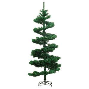 Spiral Weihnachtsbaum Grün mit LED 150cm