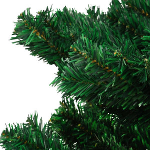 Spiral Weihnachtsbaum Grün mit LED 150cm