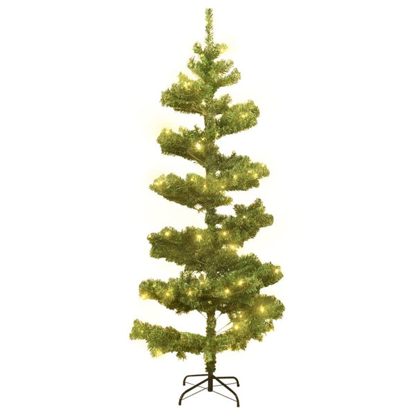 Spiral Weihnachtsbaum mit LED Grün 180cm