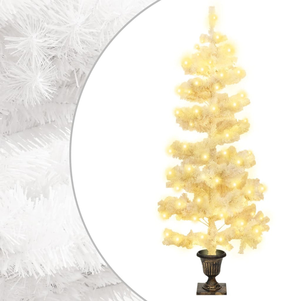 Spiral Weihnachtsbaum mit LED Weiß 120cm