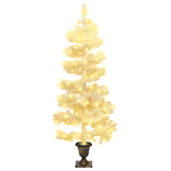 Spiral Weihnachtsbaum mit LED Weiß 120cm