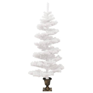Spiral Weihnachtsbaum mit LED Weiß 120cm