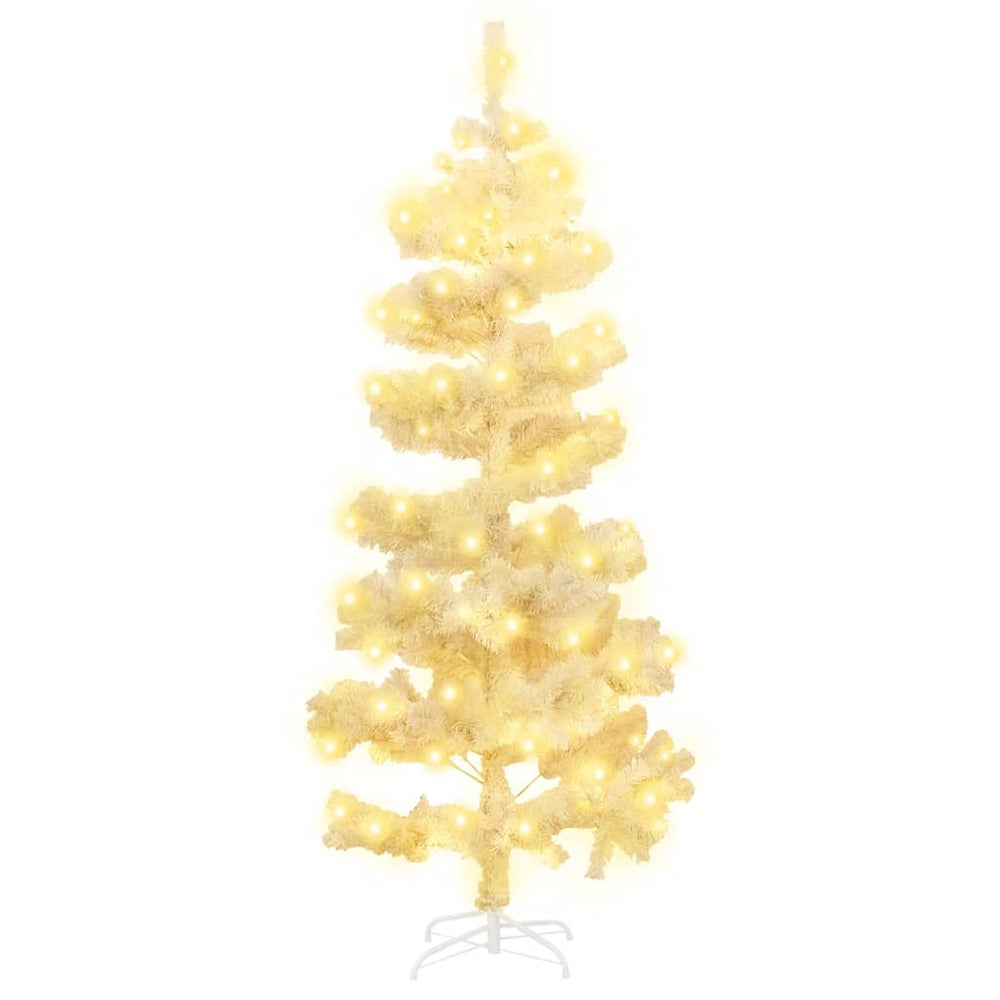 Spiral Weihnachtsbaum mit LED Weiß 150cm