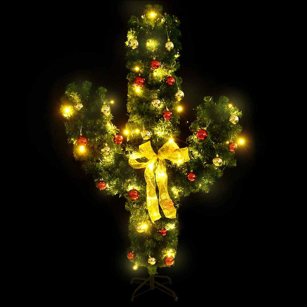 LED Weihnachtsdeko Kaktus Grün 150cm