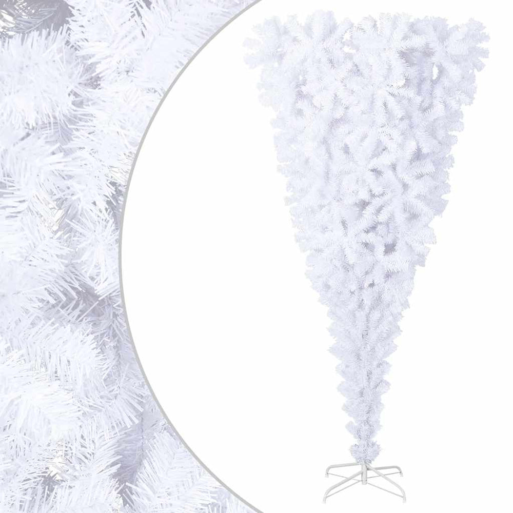 Umgekehrter künstlicher Weihnachtsbaum Weiß 240cm