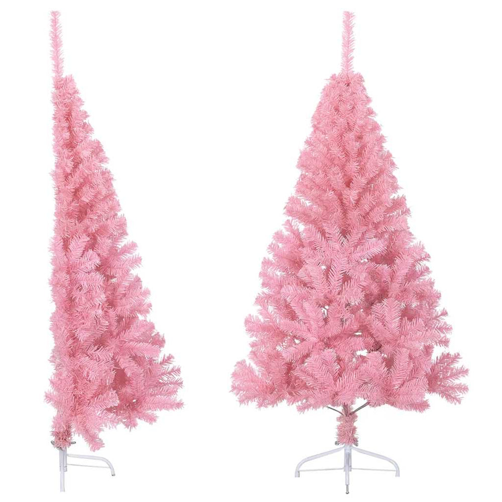Halb Weihnachtsbaum Rosa 120cm