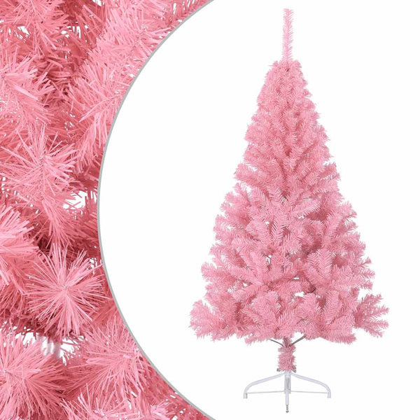 Halb Weihnachtsbaum Rosa 120cm