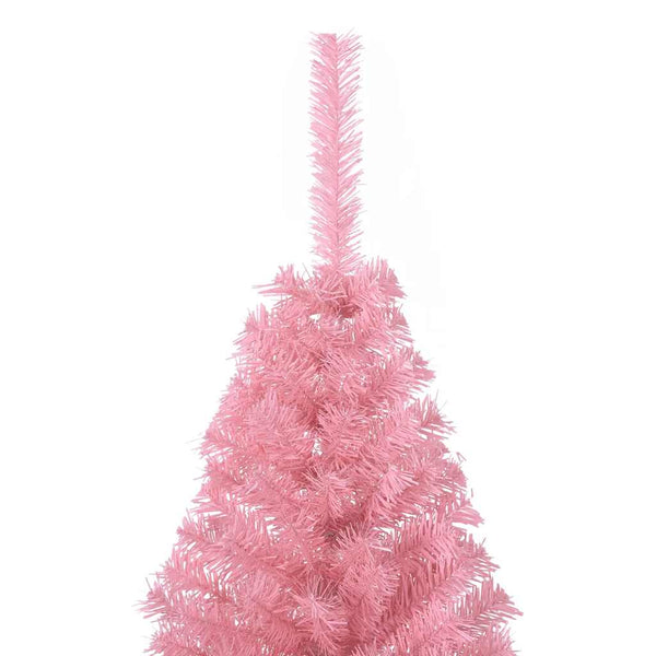 Halb Weihnachtsbaum Rosa 120cm