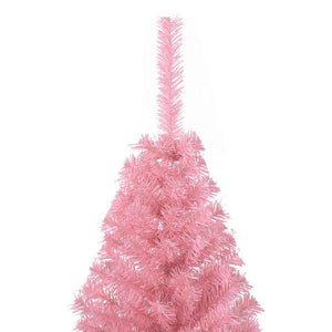 Rosa Halb-Weihnachtsbaum 150cm