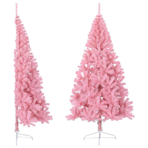 Rosa Halb-Weihnachtsbaum 180cm