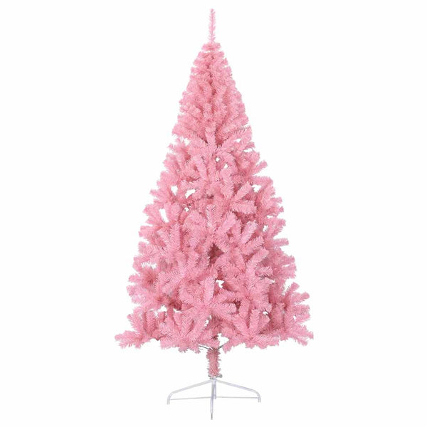 Rosa Halb-Weihnachtsbaum 180cm