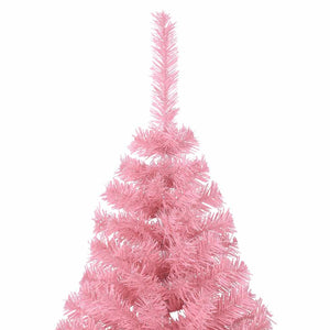 Rosa Halb-Weihnachtsbaum 180cm